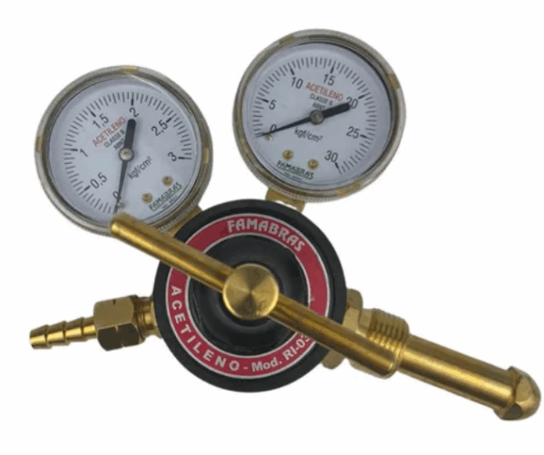 Regulador de Pressão Acetileno RI-03N Famabras